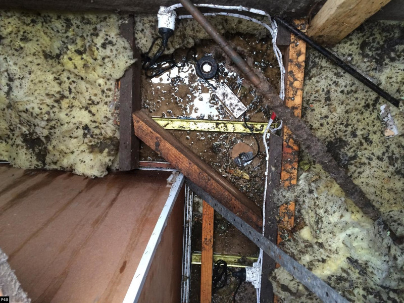 Water entering roof due to high pressure cleaning damage