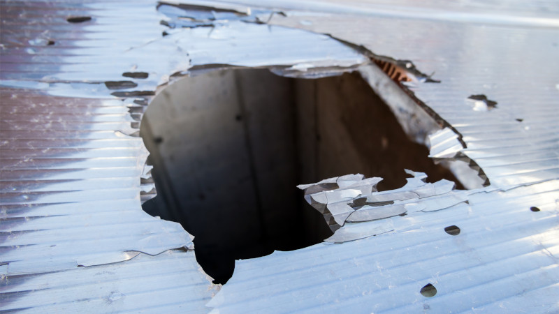 Risk of breaking poly sheets during cleaning