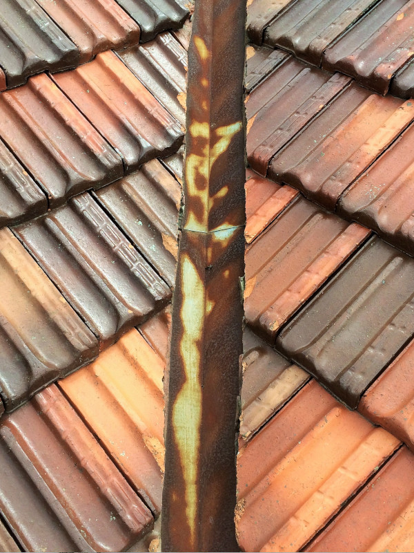 Valley iron rusted due to harsh chemicals